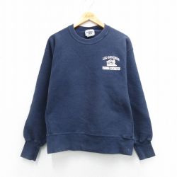 リー 00s 長袖スウェット LEO BOUCHER ネイビー XL | 古着