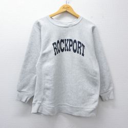 ヘインズ 90s 長袖スウェット ROCKPORT グレー M | 古着