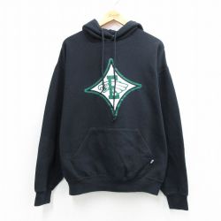 ラッセル 00s 長袖スウェットパーカー E ブラック XL | 古着