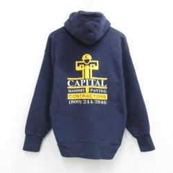 リー 00s 長袖スウェットパーカー ネイビー XL | 古着