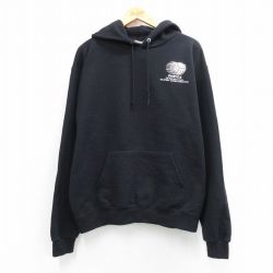 チャンピオン 長袖スウェットパーカー OHSVCA バレーボール ブラック L | 古着