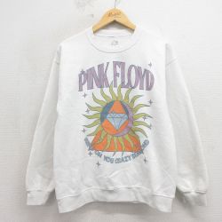 ピンクフロイド 長袖スウェット ホワイト M | 古着