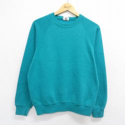 リー 90s 長袖スウェット ラグラン グリーン M | 古着