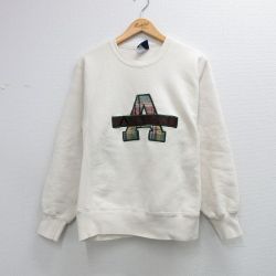 00s リバースタイプスウェット AVALON刺繍 ベージュ L | 古着