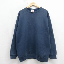 ウィルソン 00s 長袖スウェット ネイビー XL | 古着