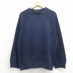 TULTEX 90s ラグランスウェット ネイビー XL | 古着