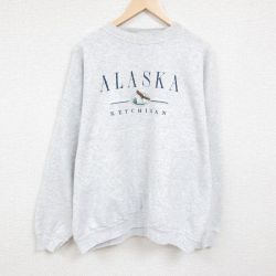 TULTEX 90s 長袖スウェット アラスカ グレー XL | 古着