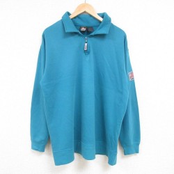 【50%OFF】00s ハーフジップスウェット USAオリンピック ライトブルー L | 古着