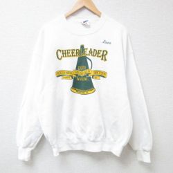 【50%OFF】00s 長袖スウェット チアリーダー ホワイト XL | 古着