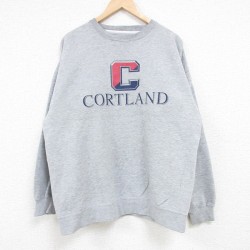 【50%OFF】コートランド 90s 長袖スウェット 霜降り グレー XL | 古着