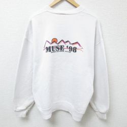 ジャージーズ 90s 長袖スウェット MUSE ホワイト XL | 古着