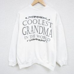 【50%OFF】XL★古着 TULTEX 長袖 スウェット メンズ 00年代 00s GRANDMA クルーネック USA製 白 ホワイト 24oct04 中古 スエット トレーナー トップス