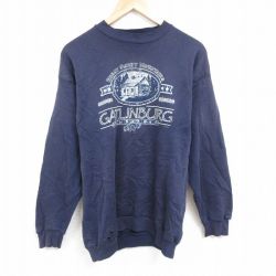 【50%OFF】TULTEX 00s 長袖スウェット ガトリンバーグ ネイビー L | 古着