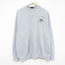 XL★古着 長袖 スウェット メンズ フォートドラム クルーネック グレー 霜降り 25jan15 中古 スエット トレーナー トップス