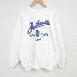 XL★古着 ヘインズ Hanes 長袖 スウェット メンズ 90年代 90s IOU 大きいサイズ ラグラン クルーネック USA製 白 ホワイト 【spe】 25jan22 中古 スエット トレーナー トップス