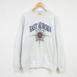 90s 長袖スウェット 霜降り グレー XL | 古着