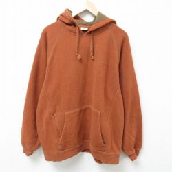 XL★古着 コロンビア COLUMBIA Columbia 長袖 スウェット パーカー メンズ 00年代 00s ワンポイントロゴ 大きいサイズ ラグラン 茶 ブラウン 25feb18 中古 スエット トレーナー トップス