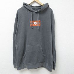 XL★古着 長袖 ロック バンド スウェット パーカー メンズ メリッサルーエサリッジ 大きいサイズ 濃グレー 霜降り 25feb26 中古 スエット トレーナー トップス
