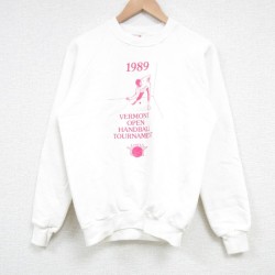 S★古着 ジャージーズ 長袖 スウェット メンズ 90年代 90s USHA ラグラン クルーネック USA製 白 ホワイト 25feb20 中古 スエット トレーナー トップス