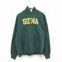 XL★古着 チャンピオン Champion 長袖 スウェット パーカー メンズ 00年代 00s シエナ 緑 グリーン 25feb28 中古 スエット トレーナー トップス