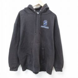 ラッセル 00s 長袖パーカー フットボール ブラック XL | 古着