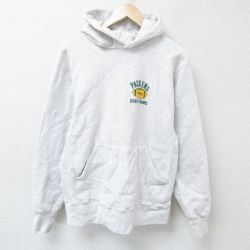 L★古着 長袖 スウェット パーカー メンズ 90年代 90s パッカーズ クルーネック USA製 グレー 霜降り 25mar13 中古 スエット トレーナー トップス