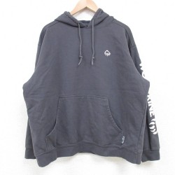 XL★古着 長袖 スウェット パーカー メンズ ウルヴァリン 濃グレー 25mar13 中古 スエット トレーナー トップス