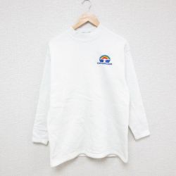リー 90s 長袖スウェット 虹 ホワイト S | 古着
