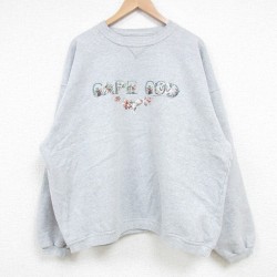 XL★古着 チャンピオン Champion 長袖 スウェット メンズ 00年代 00s ケープコッド 大きいサイズ クルーネック グレー 霜降り 25mar19 中古 スエット トレーナー トップス