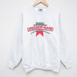 【50%OFF】L★古着 リー Lee 長袖 スウェット メンズ 00年代 00s DRESSER RAND クルーネック 薄グレー 霜降り 25mar25 中古 スエット トレーナー トップス