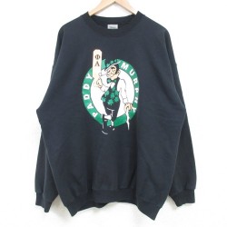 XL★古着 長袖 スウェット メンズ 00年代 00s PADDY MURPHY クルーネック 黒 ブラック 25mar27 中古 スエット トレーナー トップス