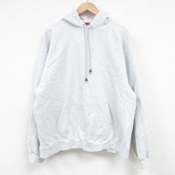 XL★古着 チャンピオン Champion 長袖 スウェット パーカー メンズ 無地 薄グレー 霜降り 25apr09 中古 スエット トレーナー トップス