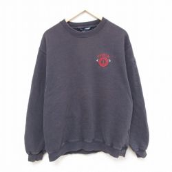 【50%OFF】L★古着 5.11 タクティカル 長袖 スウェット メンズ 00年代 00s ハンソン 消防署 クルーネック 紺 ネイビー 25apr09 中古 スエット トレーナー トップス