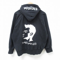 L★古着 長袖 ロック バンド スウェット メンズ ソル コットン 黒 ブラック 25apr21 中古 スエット トレーナー トップス