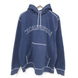 【50%OFF】XL★古着 長袖 スウェット パーカー メンズ ジミーバフェット 大きいサイズ 紺 ネイビー 25may12 中古 スエット トレーナー トップス