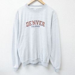 【50%OFF】00s 長袖トップス デンバーコロラド グレー XL | 古着