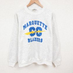 XL★古着 リー Lee 長袖 スウェット メンズ 90年代 90s CC 大きいサイズ クルーネック USA製 薄グレー 霜降り 25may28 中古 スエット トレーナー トップス