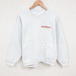 XL★古着 長袖 スウェット メンズ 00年代 00s TOM クルーネック 薄グレー 霜降り 25jun04 中古 スエット トレーナー トップス