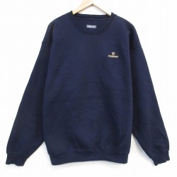 【50%OFF】ランズエンド 00s 長袖スウェット 王冠 ネイビー XL | 古着