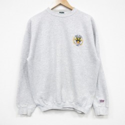 【50%OFF】MVスポーツ 90s 長袖スウェット ウェストポイント グレー L | 古着