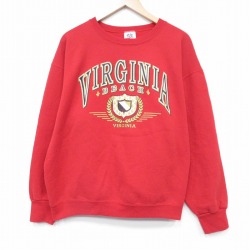 【50%OFF】ダックヘッド 90s 長袖スウェット バージニア レッド XL | 古着