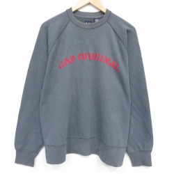ギャップ 00s 長袖スウェット ラグラン グレー XL | 古着