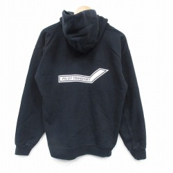 L★古着 ヘインズ 長袖 スウェット パーカー メンズ 00年代 00s パイロット 黒 25nov14
