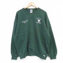 ラッセル 00s 長袖スウェット デビル グリーン XL | 古着