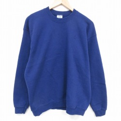 L★古着 JCペニー 長袖 スウェット メンズ 90年代 90s USAオリンピック クルーネック 紺 25nov20