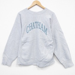 チャタム 90s 長袖スウェット CHATHAM グレー L | 古着
