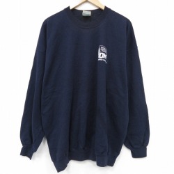 00s 長袖スウェット HOME ネイビー XL | 古着