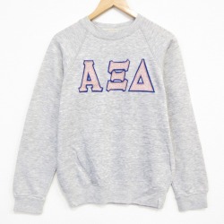 【50%OFF】セントジョンズベイ 90s 長袖スウェット ギリシャ文字 グレー S | 古着