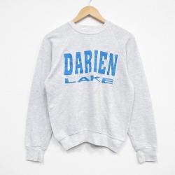 S★古着 リー Lee 長袖 スウェット メンズ 90年代 90s DARIEN ラグラン クルーネック USA製 薄グレー 霜降り 25dec22