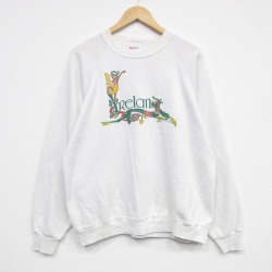 ヘインズ 90s 長袖スウェット アイルランド ホワイト L | 古着